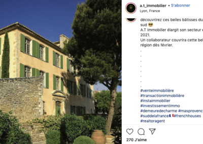 at- publication - instagram - agent immobilier